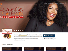 Tablet Screenshot of cheneselewisshow.com